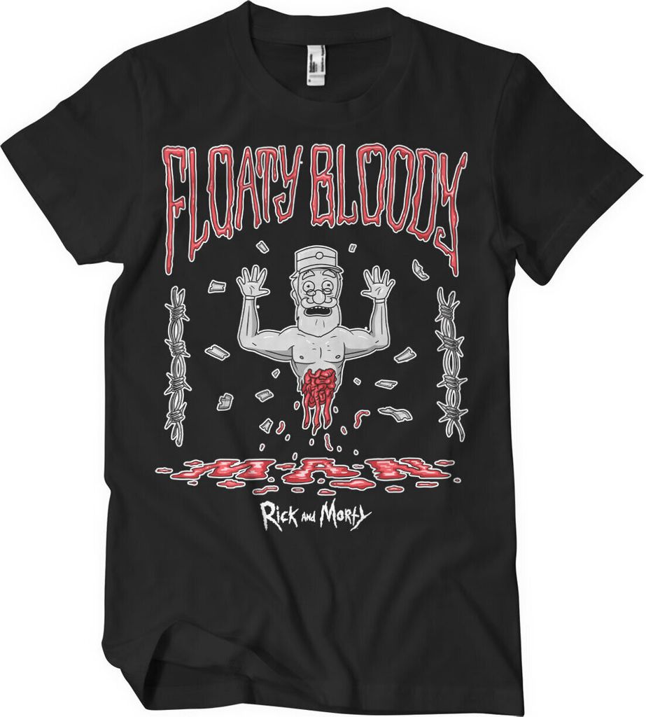 Floaty Bloody Man T-Shirt - Small - Black