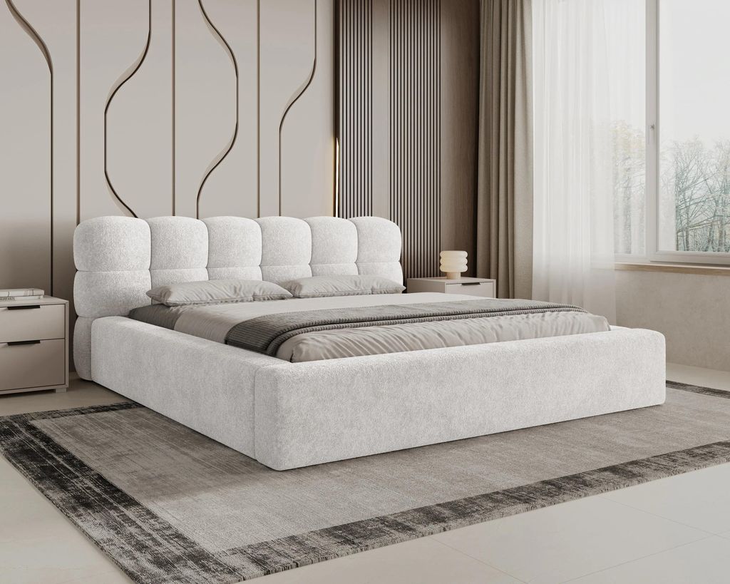 Chilly Möbel Design Lit Milan - Lit rembourré confort avec Image du produit 