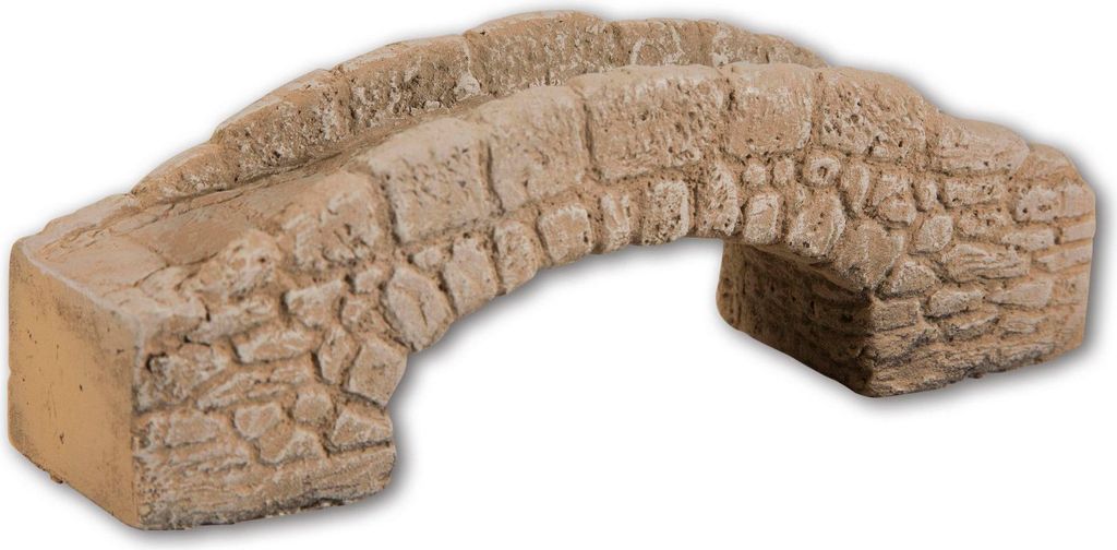 NOCH Waldtobelbrücke, Fußgängerbrücke aus Struktur-Hartschaum, 1:87 H0 handkoloriert für Modellbau-Projekte