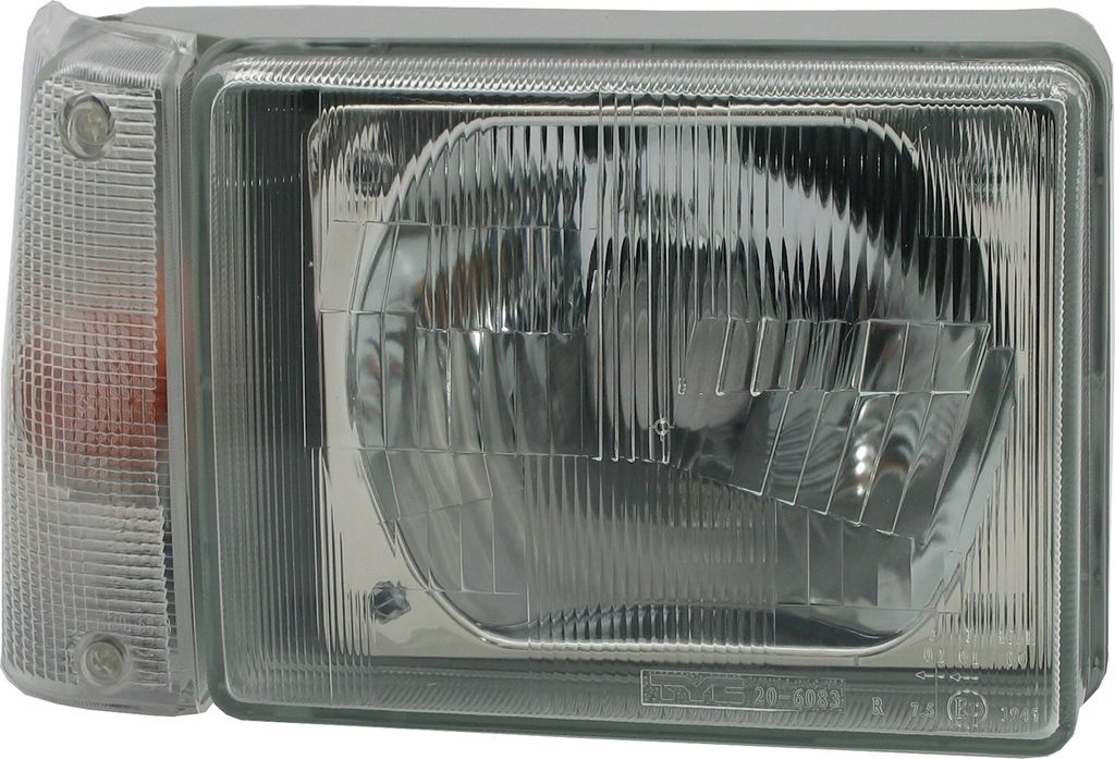 Scheinwerfer rechts für FIAT PANDA Typ 14 3/86-7/04 elektr. LWR Blinker weiß H4