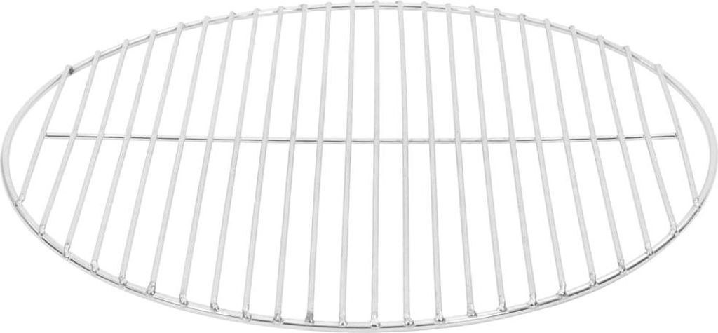 vidaXL Grillrost Rund Ø47 cm 304 Edelstahl