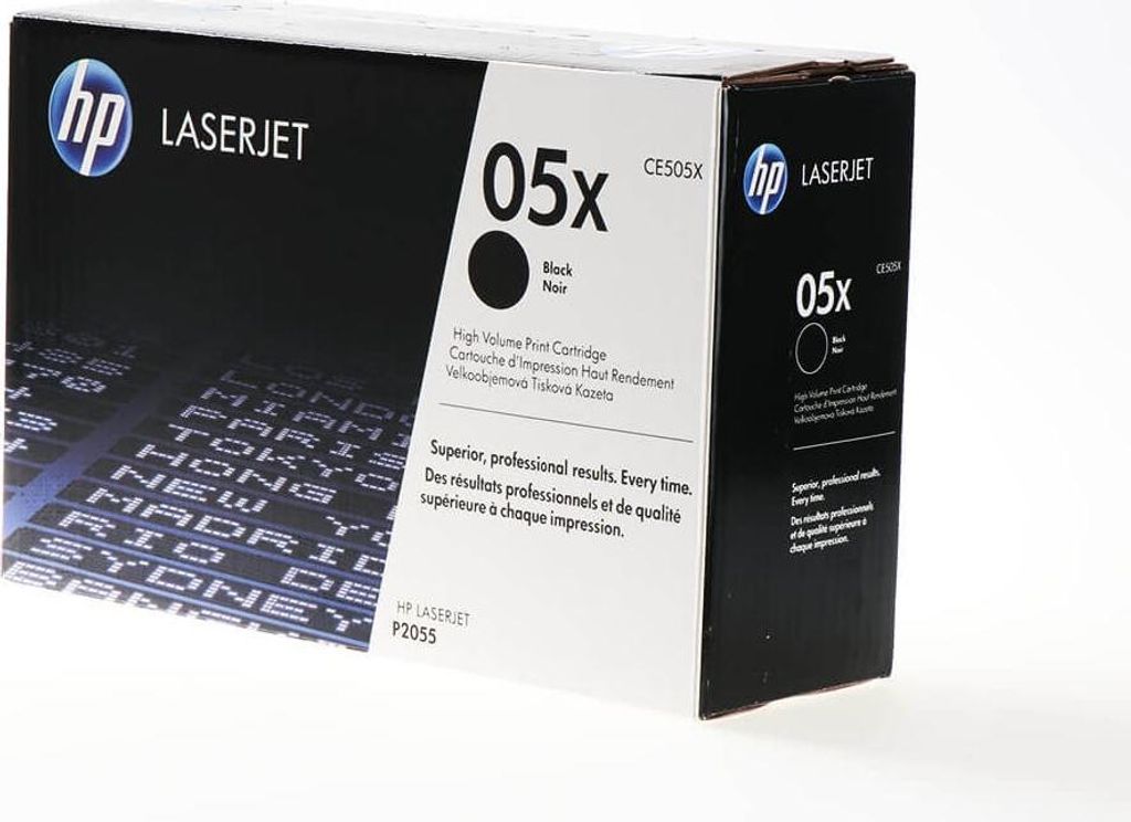 HP 05X - vysoká výťažnosť - čierna - originálna - LaserJet Obrázok produktu 