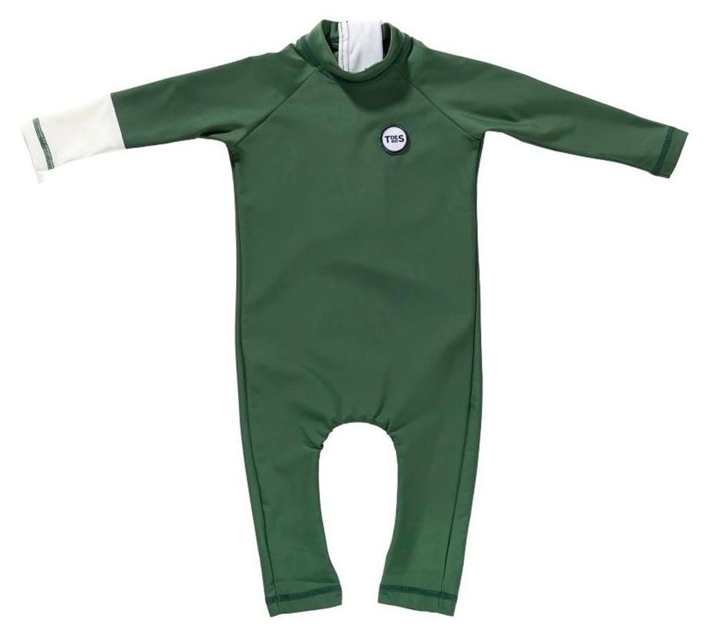Tenue Soleil UV-Schutz-Body, Grün, 6-12 Monate (1 Stück)