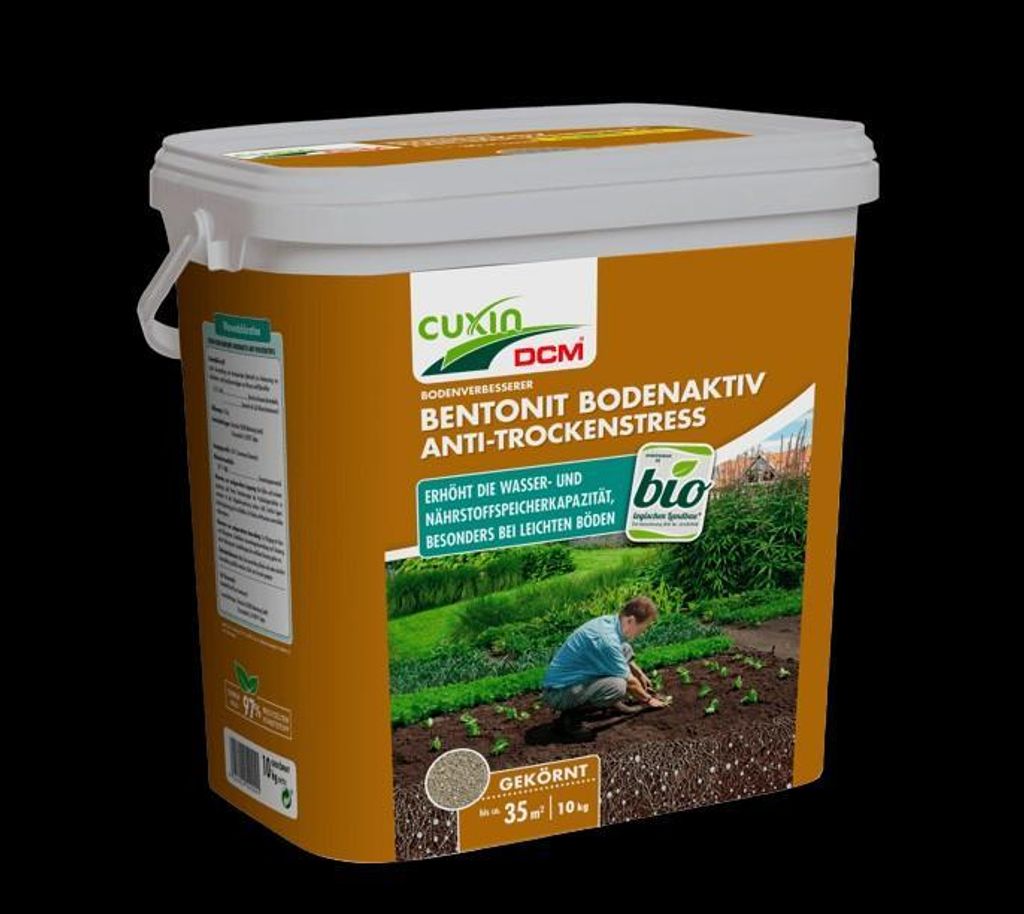 Cuxin DCM Bentonit Bodenaktiv Anti-Trockenstress 10 kg Produktbild 