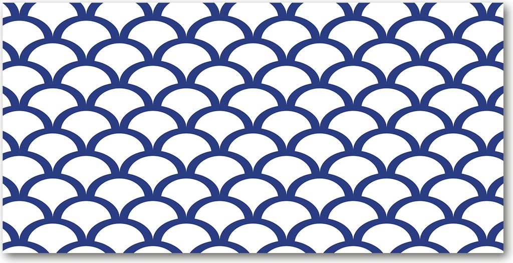 Tulup Glas-Bild - 100x50 -Wandkunst - Wandbild hinter gehärtetem Sicherheitsglas - Sonstige - Marine Motiv - Blau