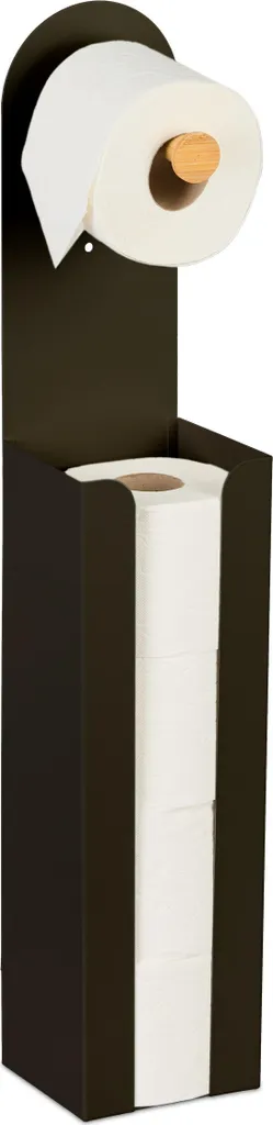 OFFERTA Relaxdays Portarotolo da Terra 2 in 1 - Set WC Completo