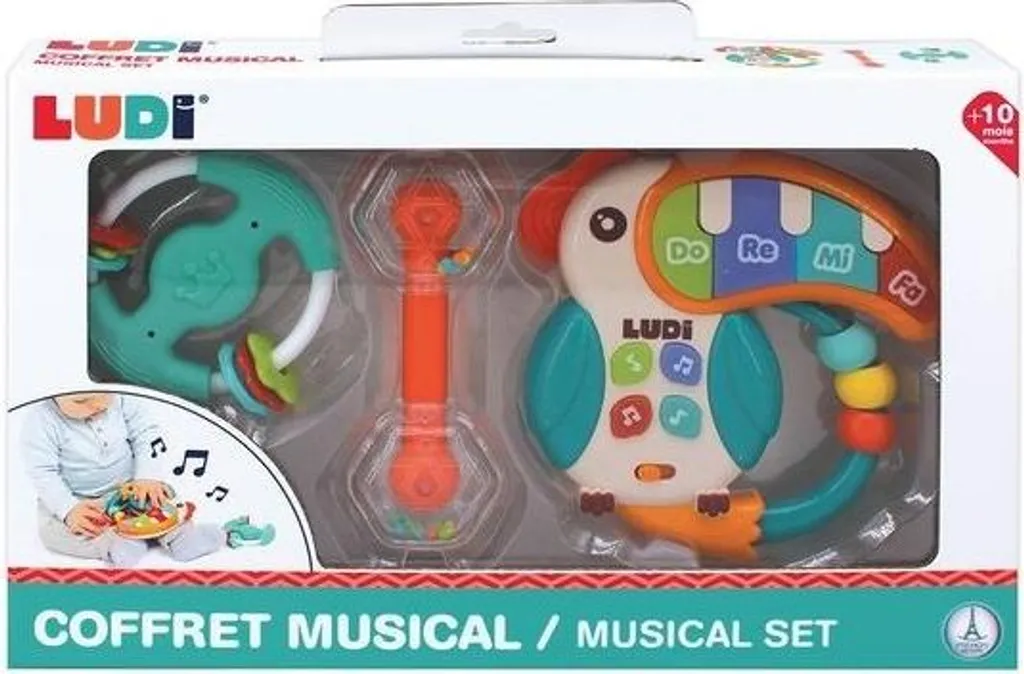 Jouet musical Ludi LUDI 30111 - Console d'éveil sonore pour bébé