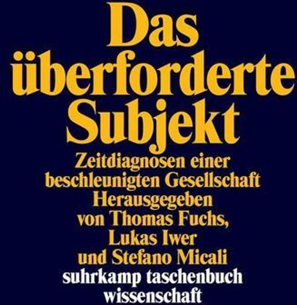 Das überforderte Subjekt livre de psychologie sur le burn-out social