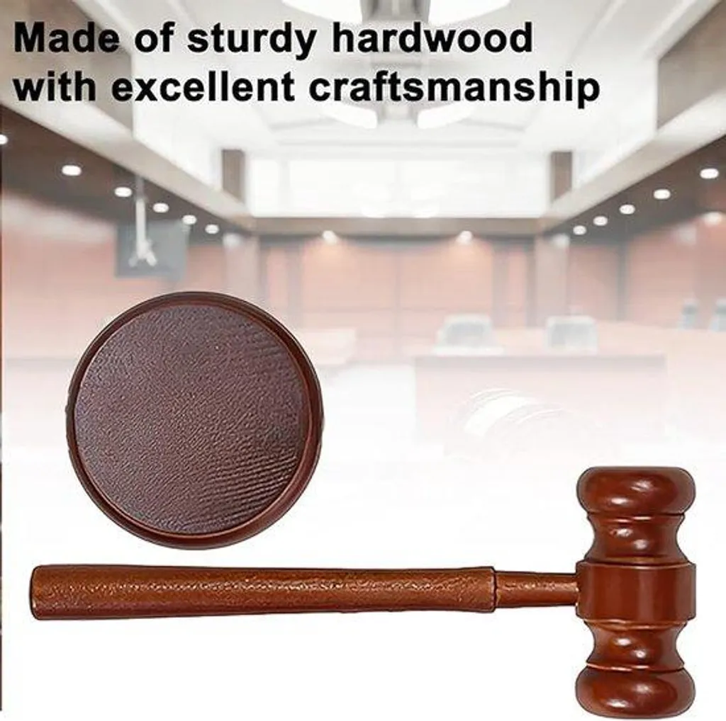Marteau droit ébéniste avec bloc bois 17cm pour assemblage précis