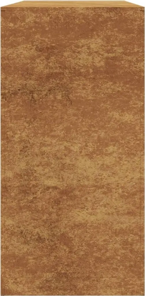 Range-bûches robuste en acier résistant aux intempéries 100x40x80 cm noir
