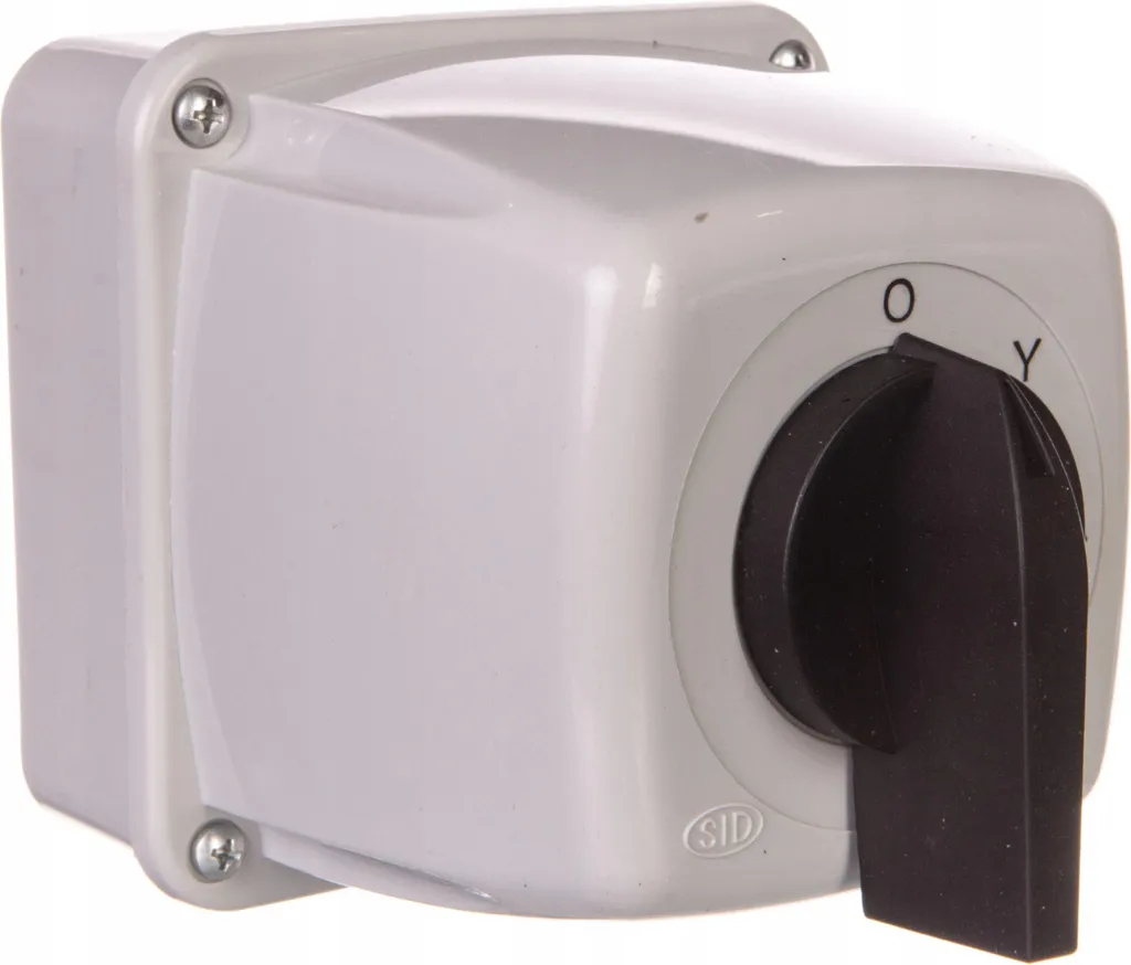 Interrupteur robuste 16A IP44 noir : finis les boîtiers fragiles qui cassent