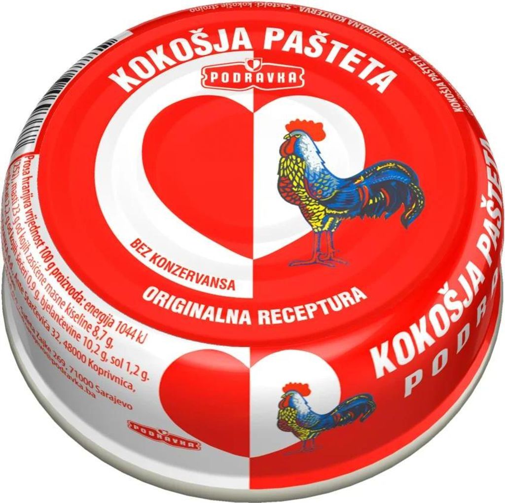 Podravka Hühnerpastete Retro 95g Produktbild 