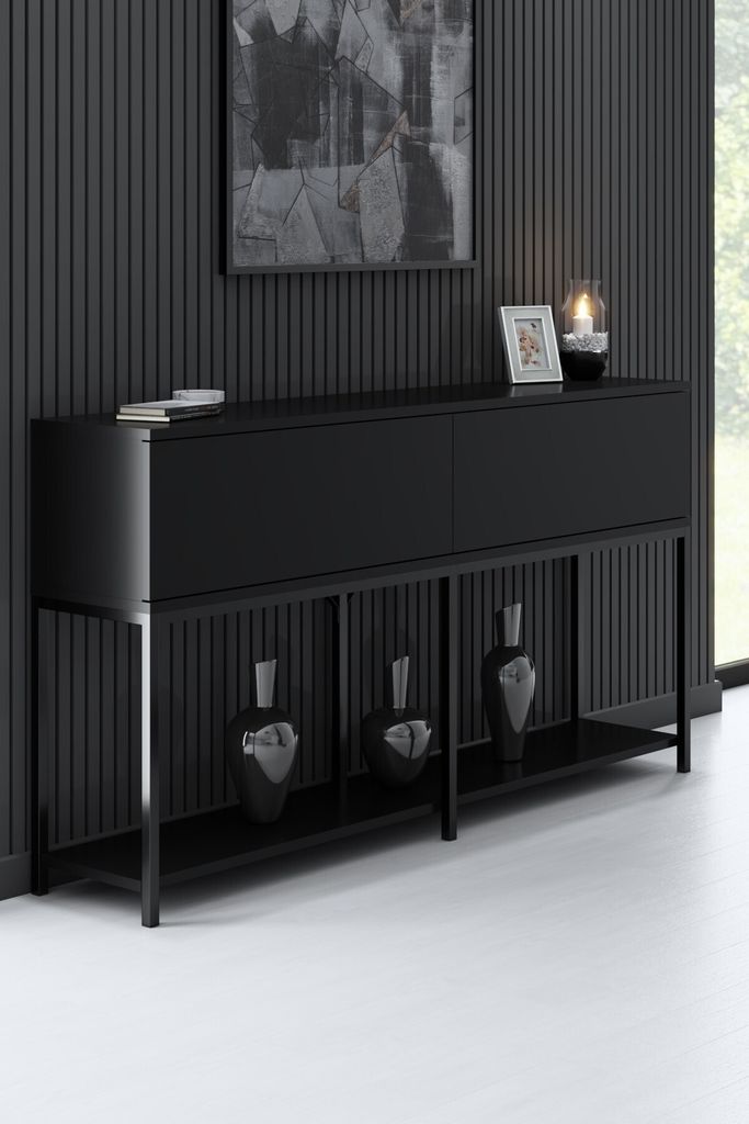 Skye Decor, Lord - Nero, mobili da soggiorno, nero, 150 x Immagine del prodotto 