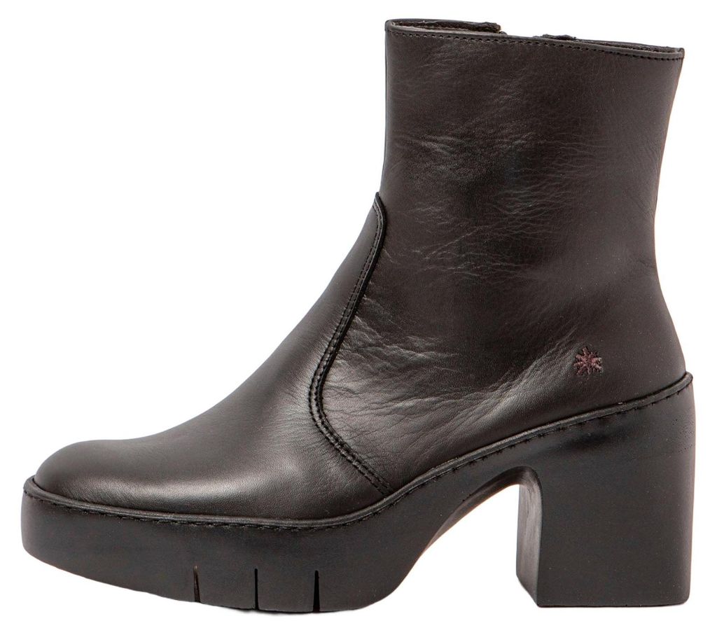 Art Stiefeletten mit Absatz Damen 1656 NAPPA BLACK/SOFIA Farbe Schwarz