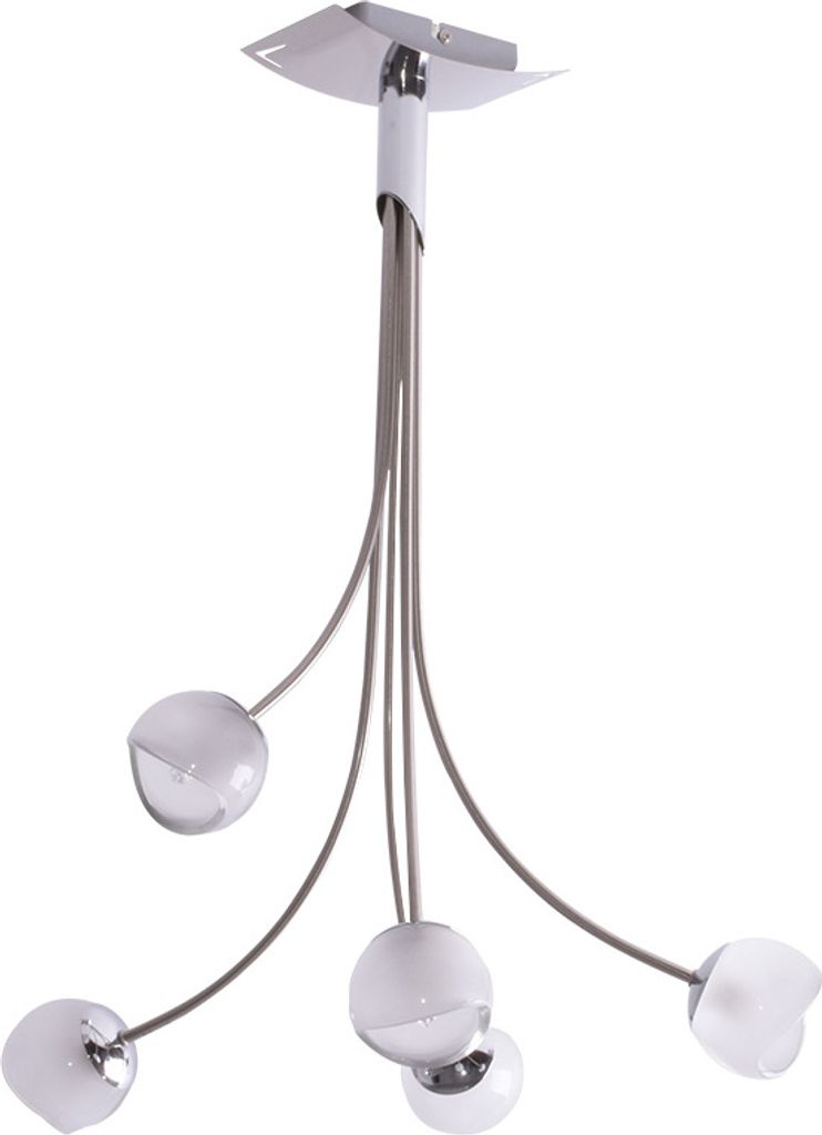 Deckenlampe, Glas Kugel Strahler H 66 cm, GIULIETTA
