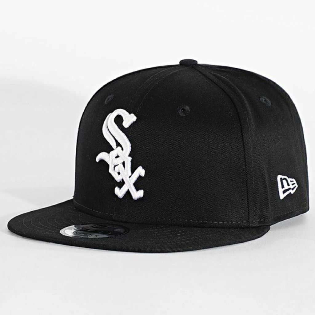 Čepice Chicago New Era Sox, černá, sportovní, celá čepice. Obrázek produktu 