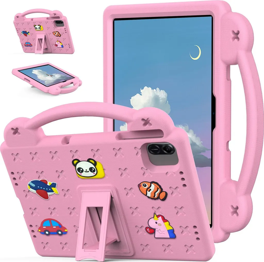 Custodia Honor Pad X8a per Bambini: Cover EVA Rosa Antiurto 11"