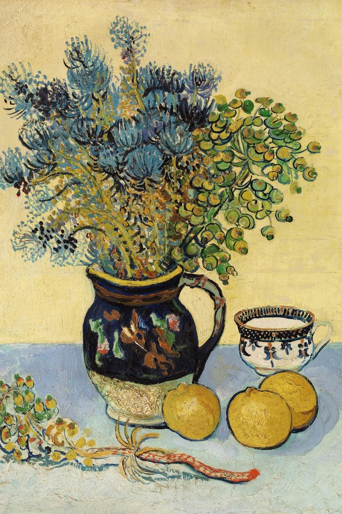 Plakat 40x60cm Stillleben (Naturstillleben), Van Gogh Vintage