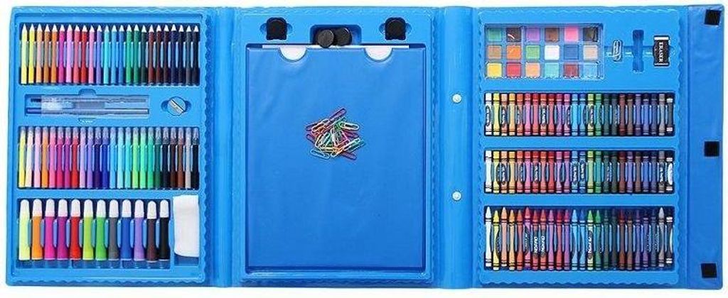 Art Box für Kinder, 176 Teile - Blau