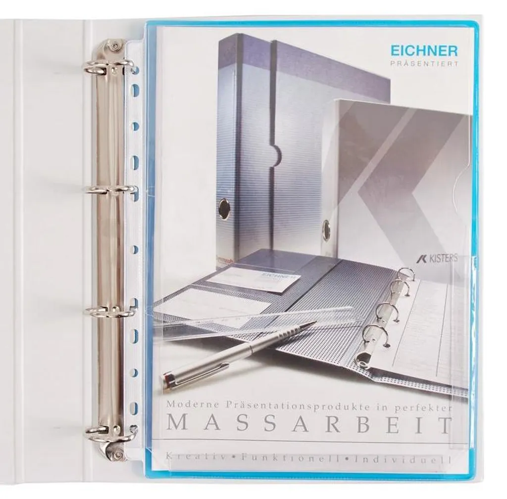 Pochette perforée A4 pour classeur avec soufflet extensible - 10 ex.