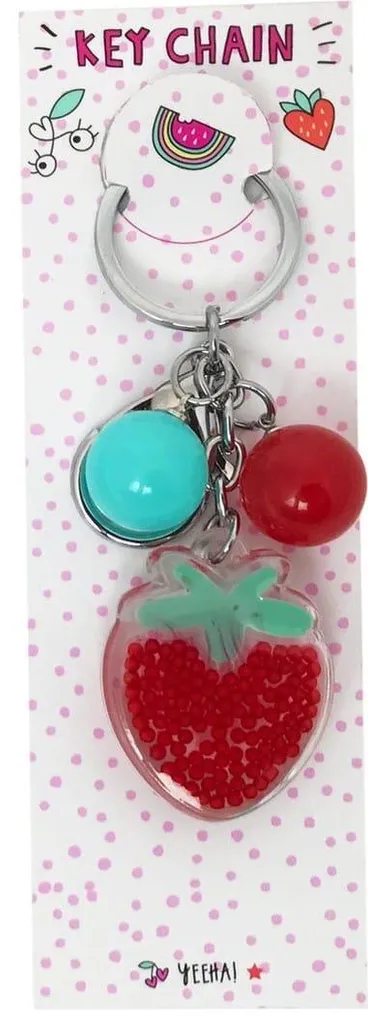 Porte-clés Fraise Van der Doelen Sommerspaß pour retrouver ses clés