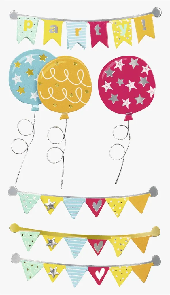 StickerMix Party Heyda 203780739 - Stickers multicolores adhésifs