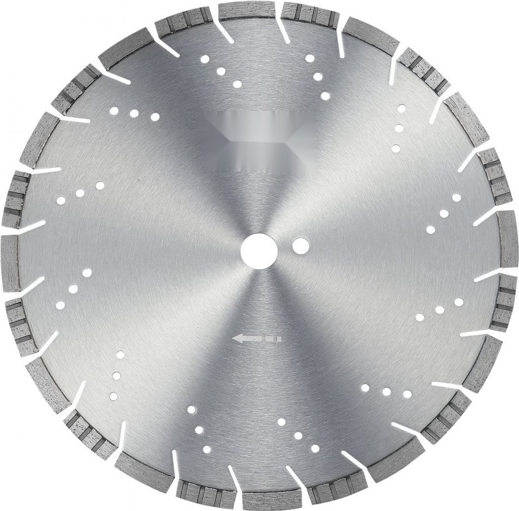Diamantsägeblatt für Beton 35 cm Nass- und Trocken-Betrieb Schräge Zähne 10 mm Bohrung - Hochleistungs-Betonsägeblatt