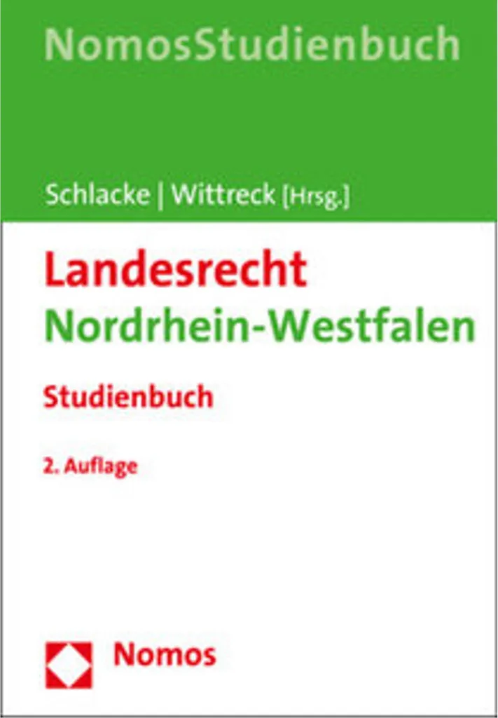Droit du Land de Rhénanie-du-Nord-Westphalie : Édition commentée 2024