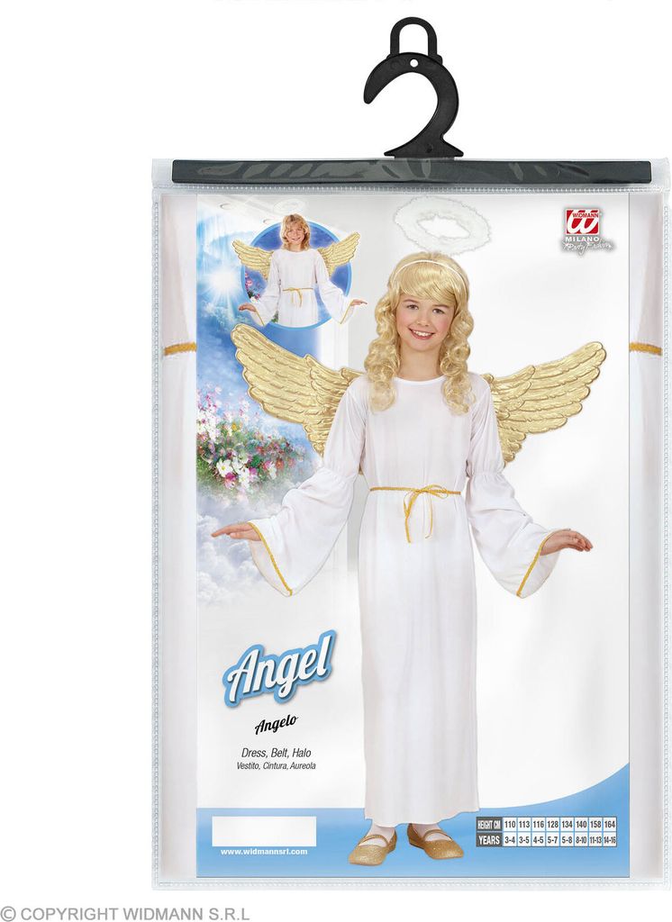Kostüm Engel  Preishit Engelkostüm  2 -13 Jahre Mädchen Produktbild 6