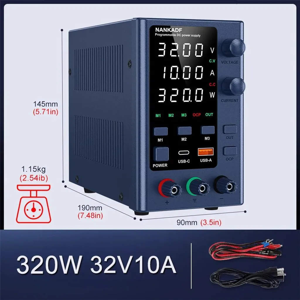 Alimentation réglable 0-30V 10A pour Réparation Électronique et Tests - 2