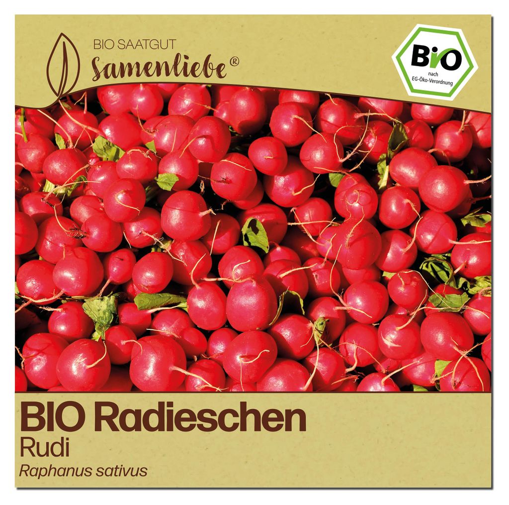 Samenliebe  Radieschen Samen | Rudi - mild & rund - Produktbild 