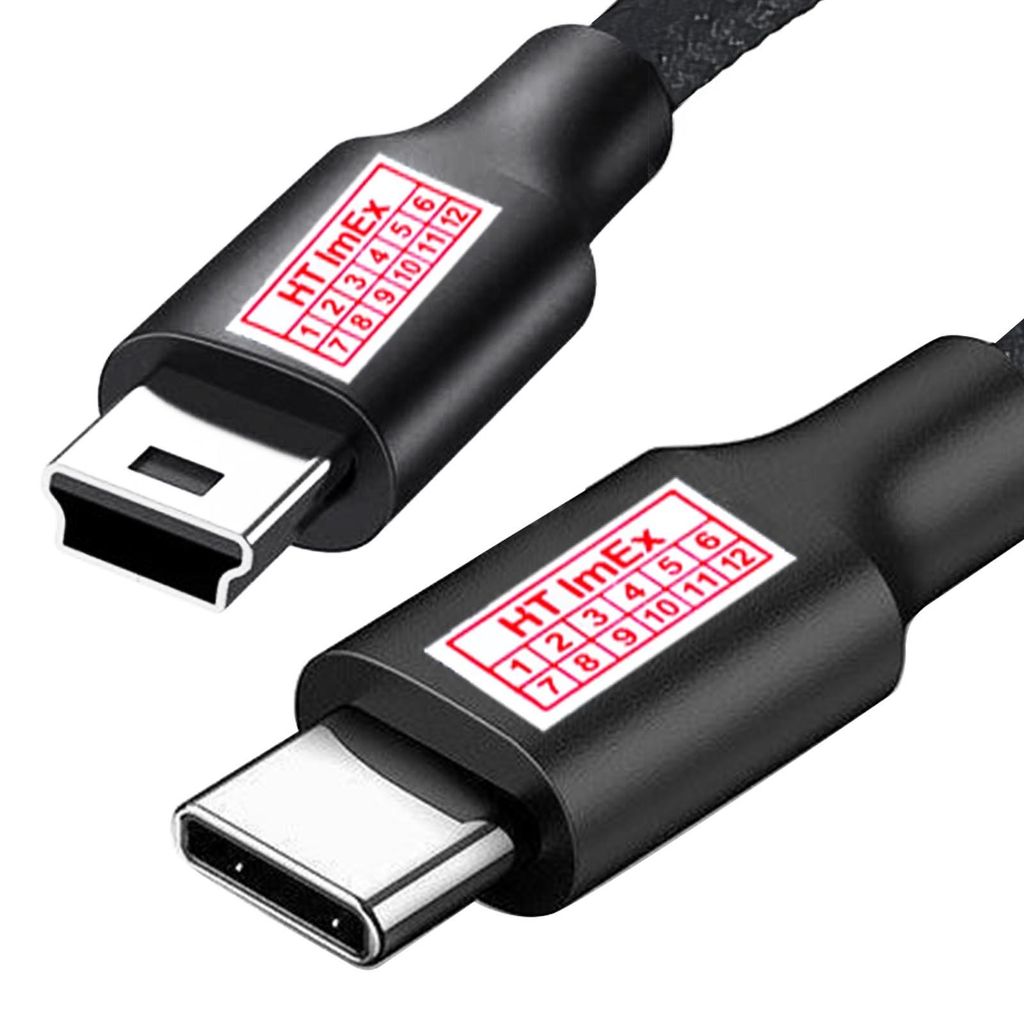 USB C Kabel 2.0 Ladekabel Synchronisien Mini Stecker auf USB C Stecker 1 m Nylon