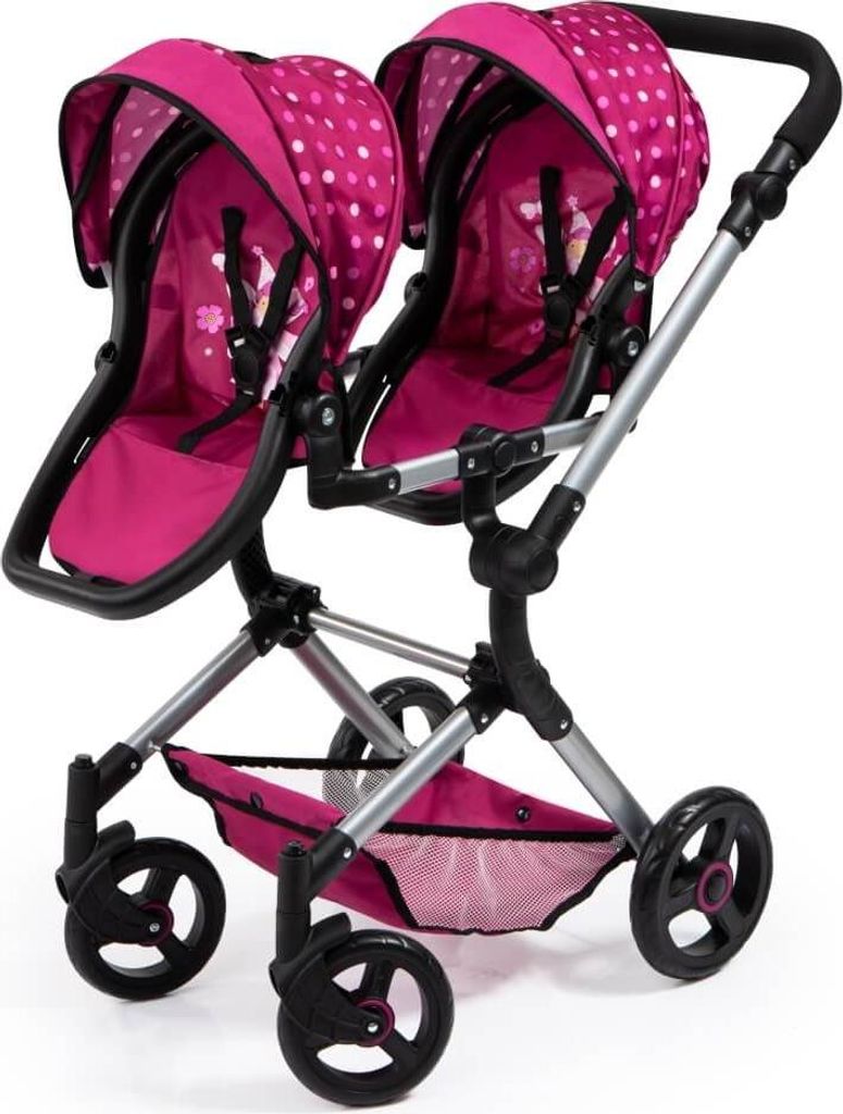 Bayer Design 26267AA Puppenwagen Twin Neo mit Tasche, Produktbild 