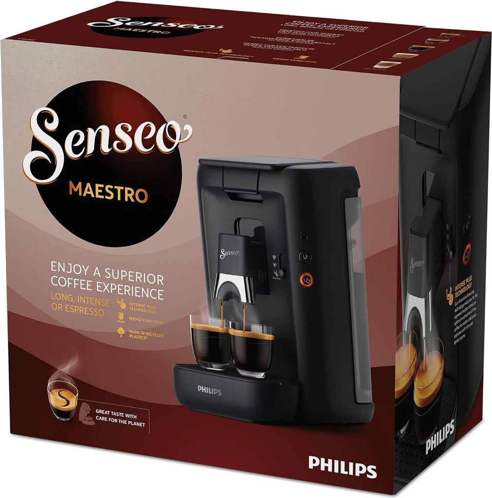 Ekspres na kapsułki do kawy Philips Maestro Wybór mocy kawy Zdjęcie produktu 