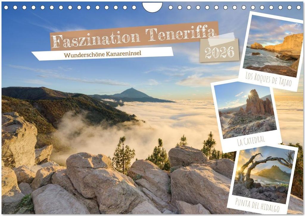 Faszination Teneriffa (Wandkalender 2026 DIN A4 quer), CALVENDO Monatskalender