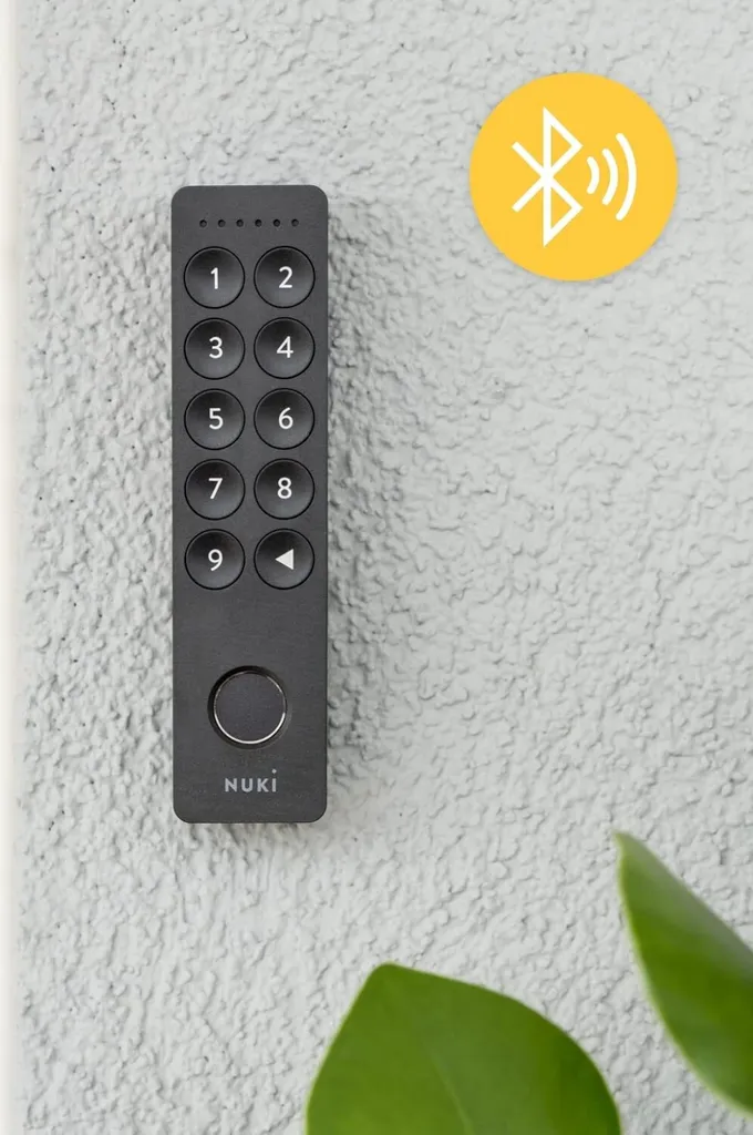 Nuki Keypad 2.0 Bluetooth - Clavier Tactile et Biométrique Haute Sécurité - 12