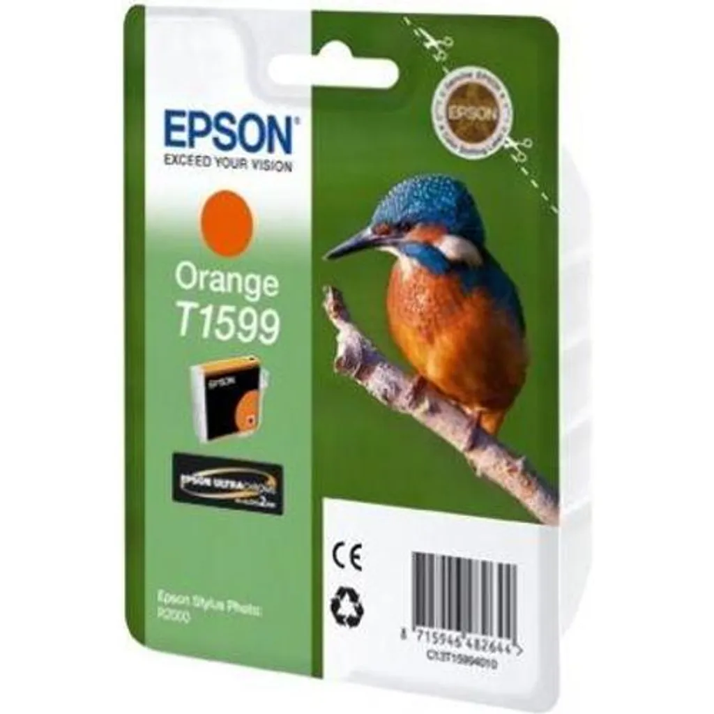 Encre Orange Epson T1599 Cartouche Originale 17ml pour tirages de qualité