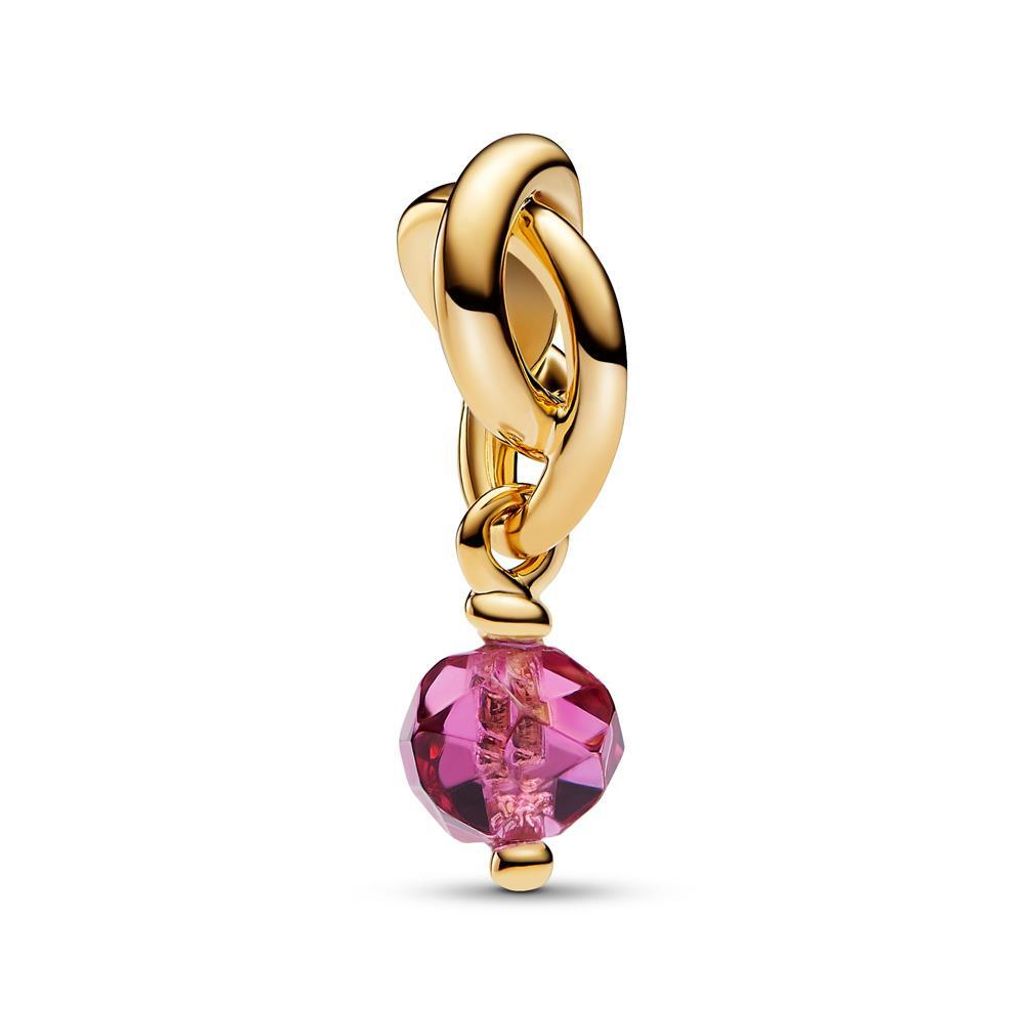 Pandora Charm Pendant Pink Eternity Circle October pozacany Zdjęcie produktu 