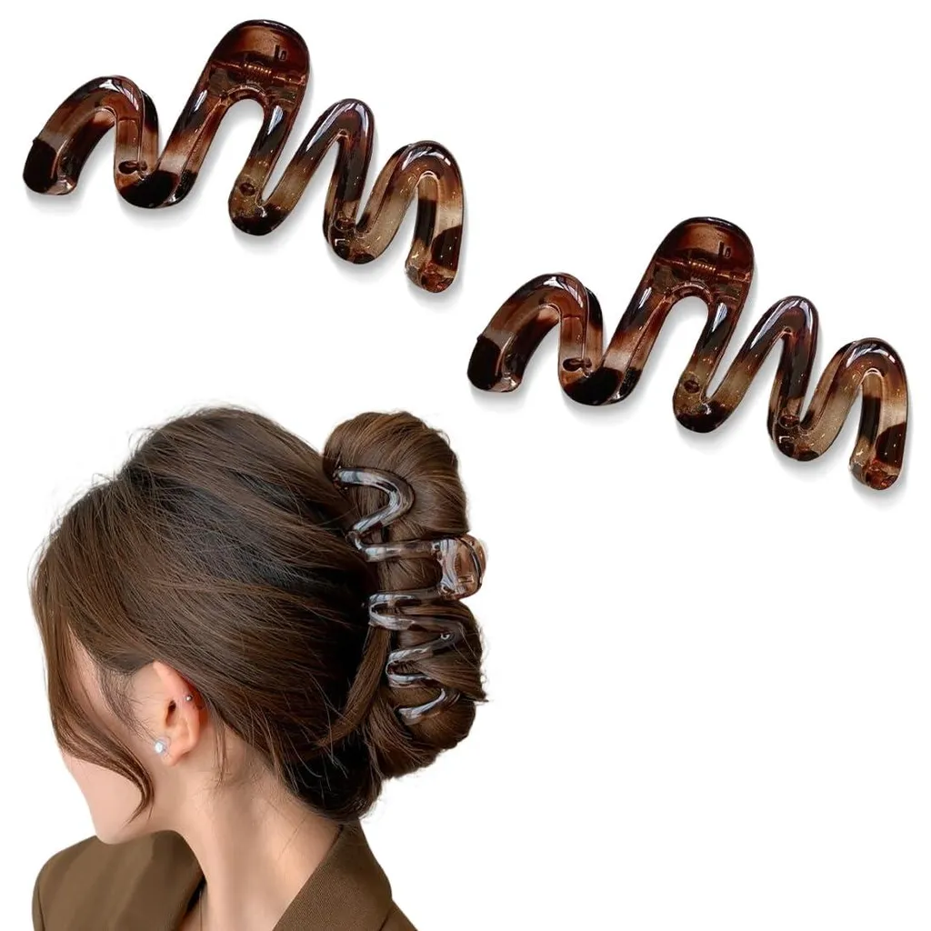 Barrettes cheveux crème de cacao idéales pour coiffures de filles
