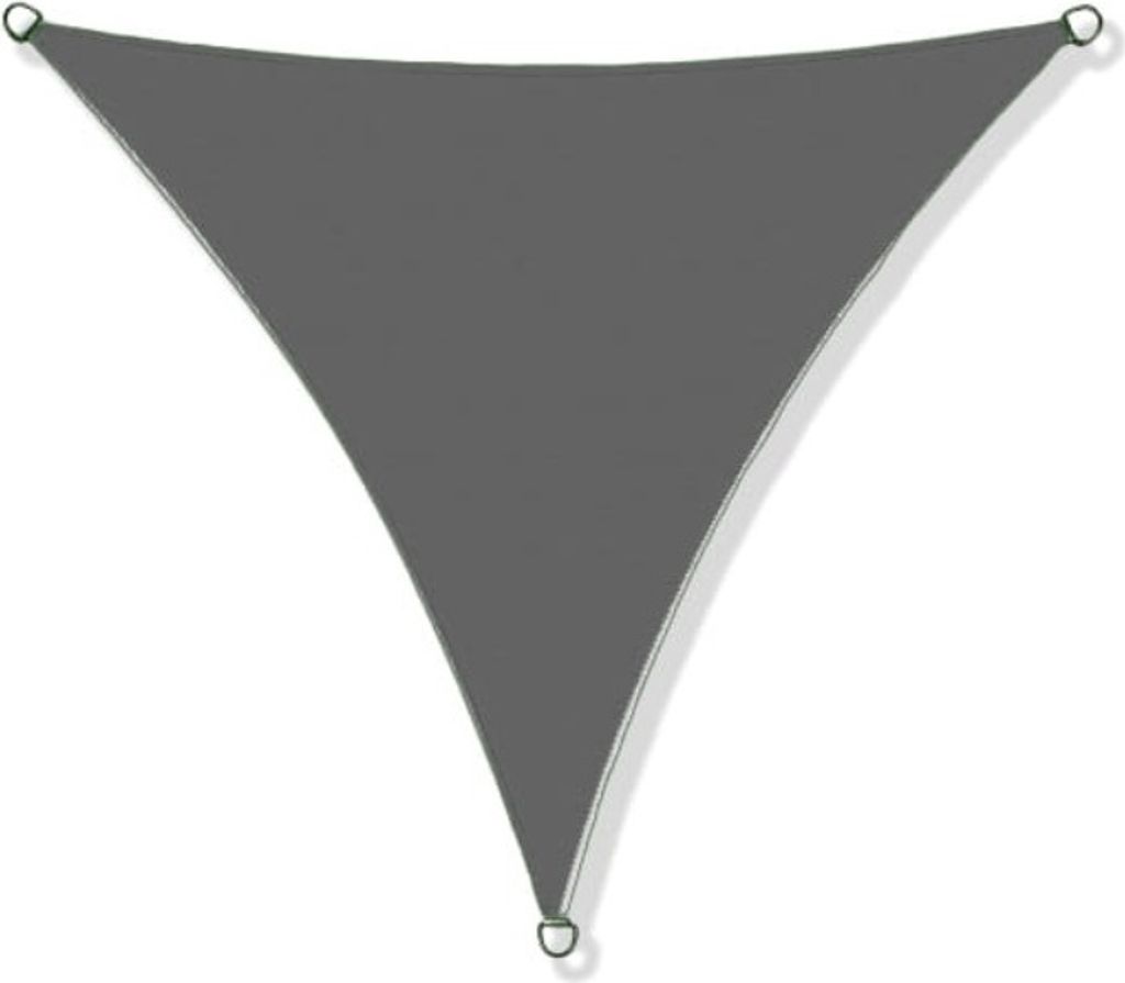 Garten Sonnensegel Wasserdicht 3X3X3M Dunkelgrau Dreieck Schatten Segel Dunkelgrau Markise Außenüb