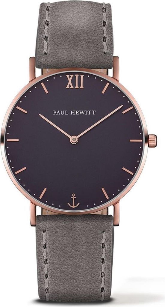Paul Hewitt Klassische Quarz-Uhr phsarstb13s, 39 mm, Mineralglas