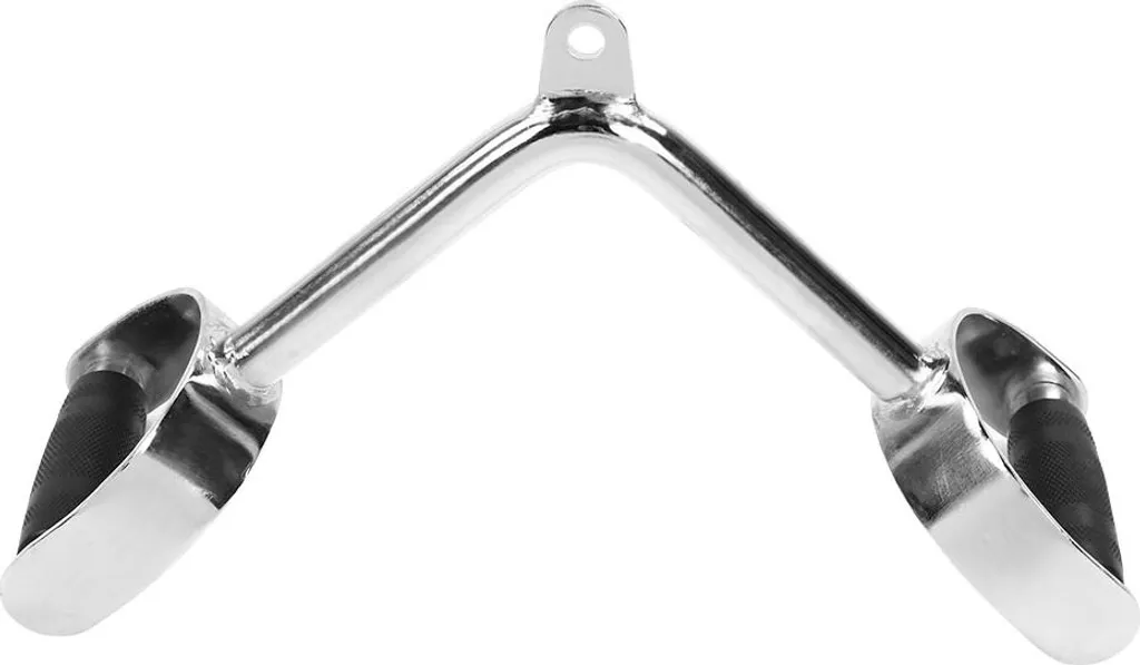 Barre de fitness en acier Premium Steel avec poignées confortables