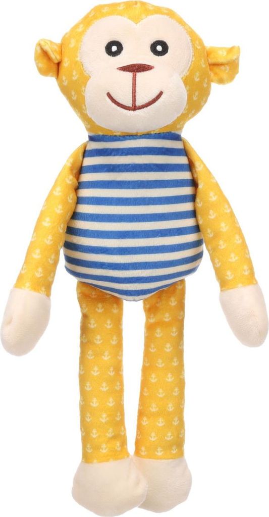 Flamingo Hundespielzeug Grilla Affe gelb