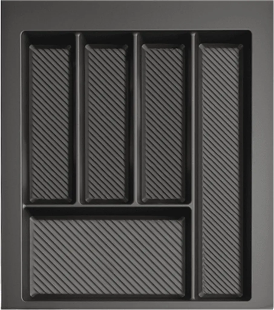Rangement couverts pour tiroir 45 cm, largeur 34-40 cm réglable sur mesure