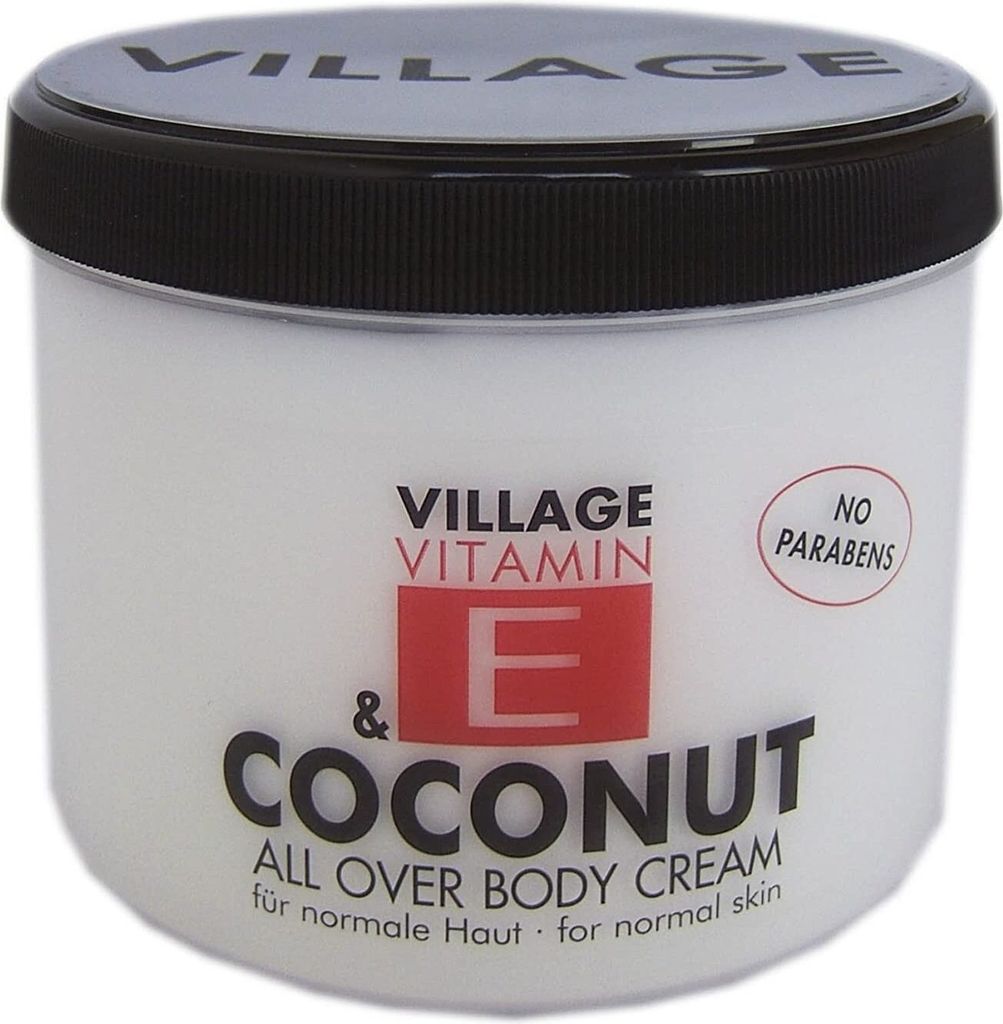 Village 9506-04 Coconut Body Cream 500ml mit Vitamin E Produktbild 