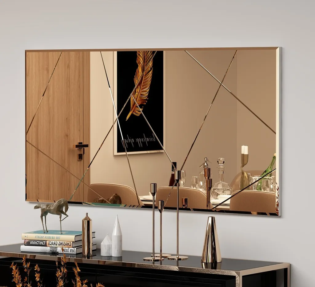 Miroir design bronze 100% MDF Orezo 60x120 cm - Qualité et Durabilité