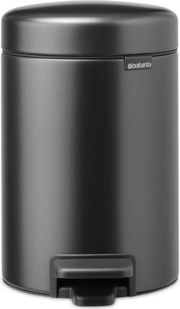 Poubelle 3L pour bureau ou WC Brabantia NewIcon Gris 233449 pratique