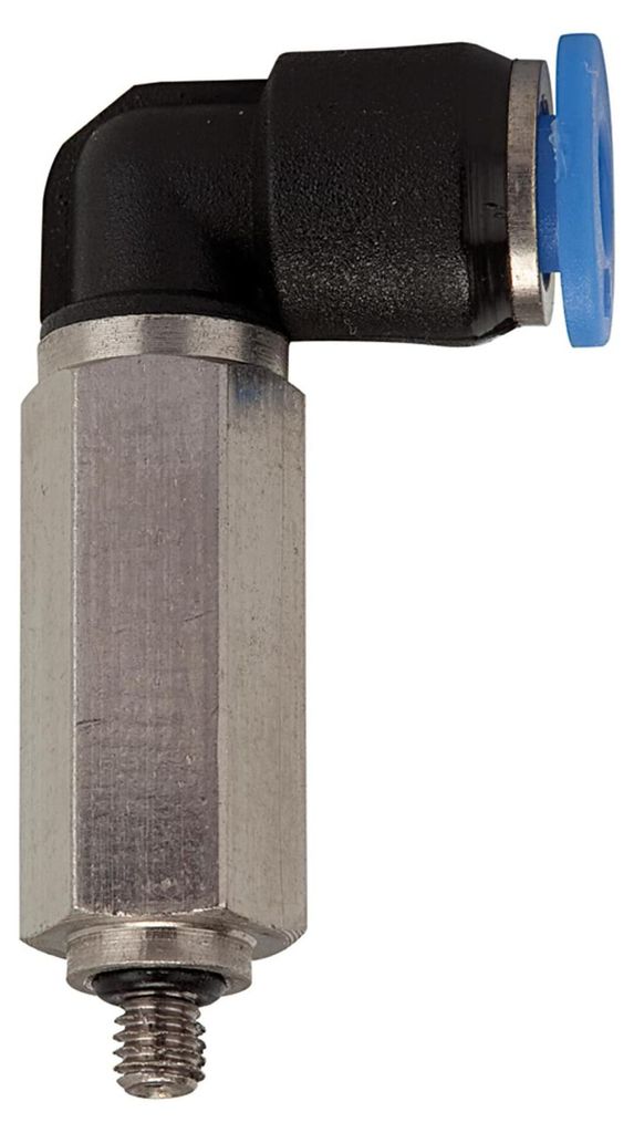Riegler L-Steckverschraubung »Blaue Serie « mini, lang, drehbar, G 1/8, PLLG-186