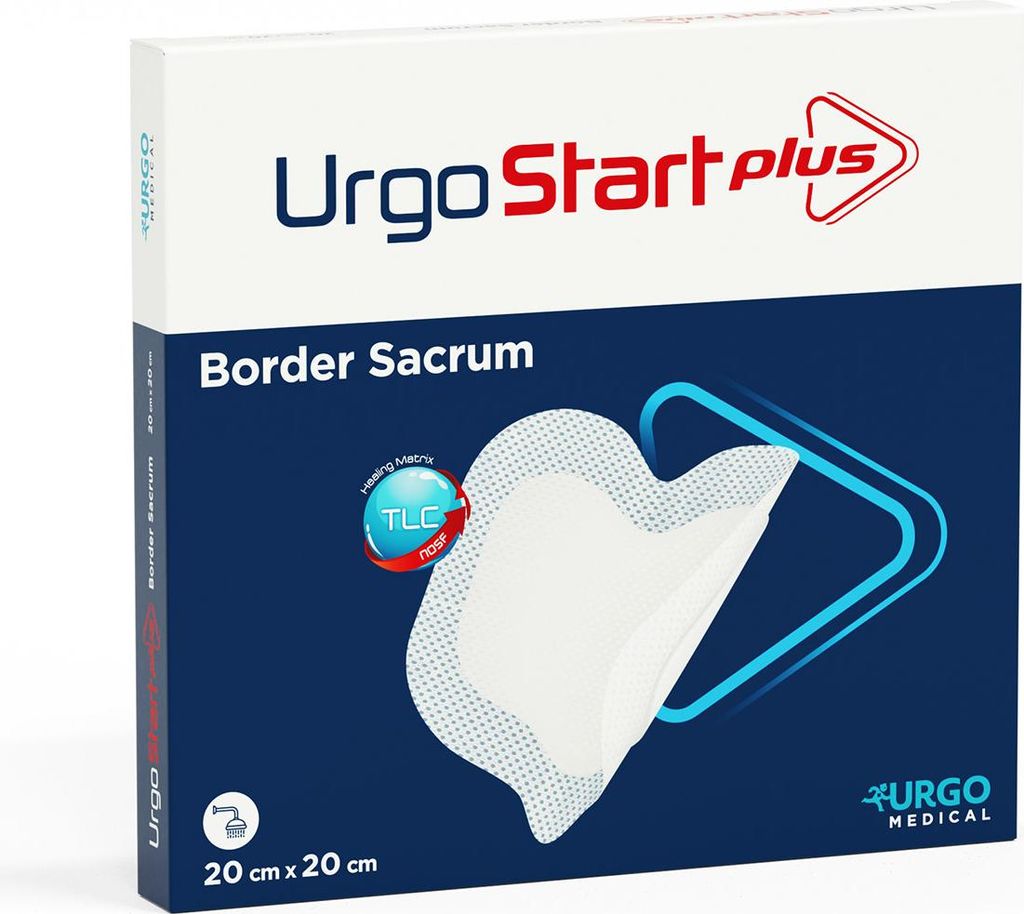 Urgostart Plus Border Sacrum 20x20 cm Wundverband 5 St