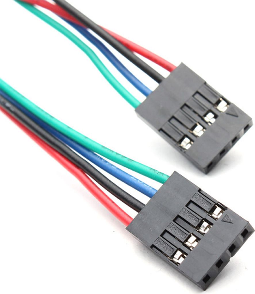 4 Pin Dupont Kabel Buchse-Buchse 70 cm Produktbild 1